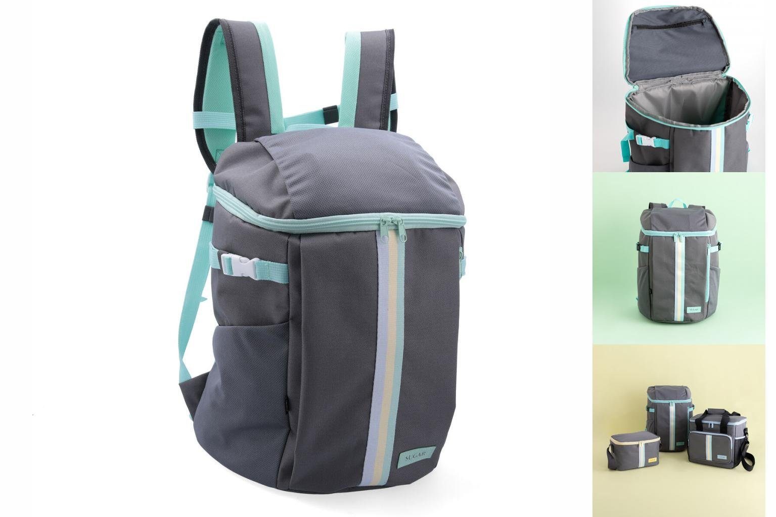 Quid Kühlbox Lunchbox Quid Sugar Rucksack Thermal 20 L 30 x 22 x 40 cm Grau