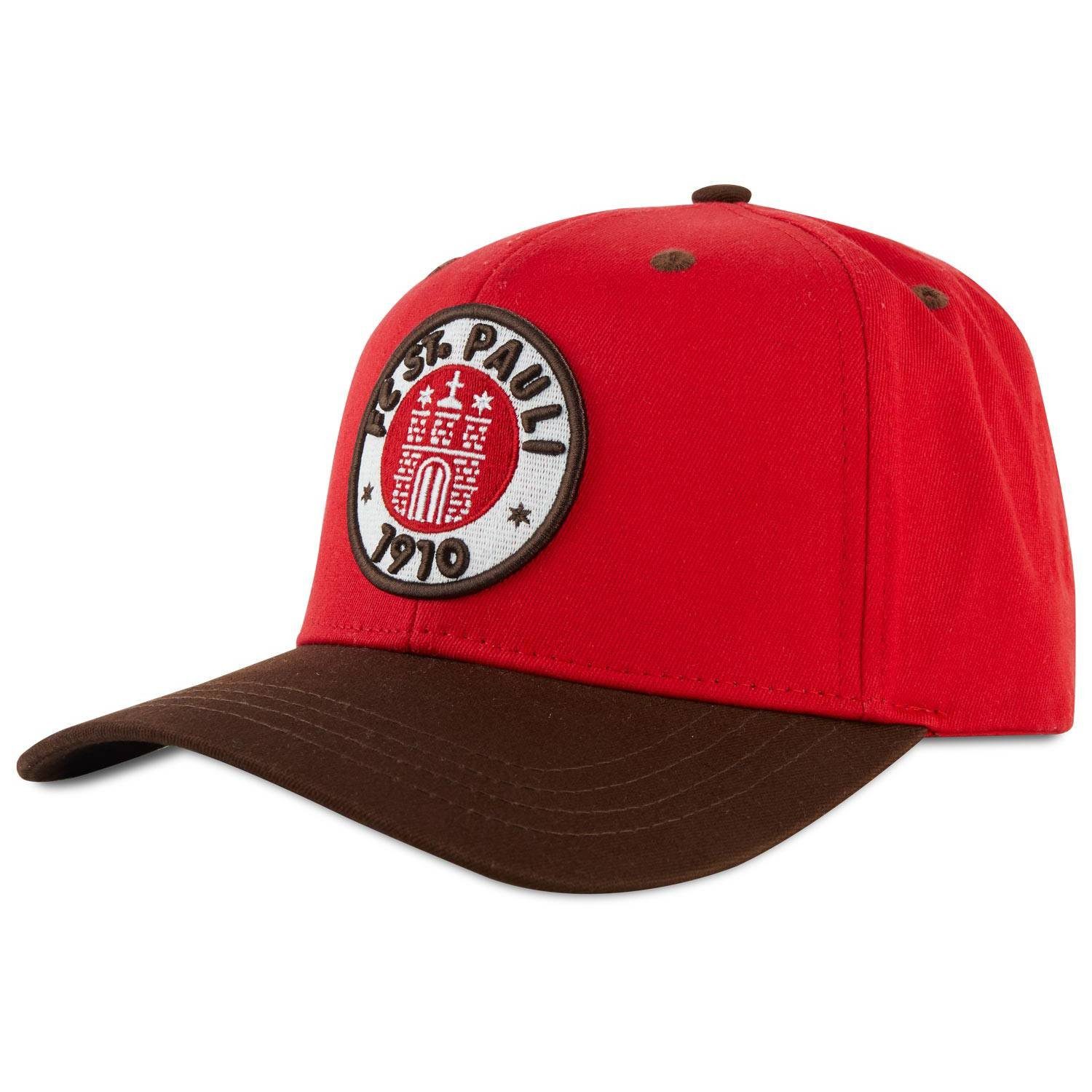 (Rot/Braun) Baseball Cap Pauli St. Logo FC