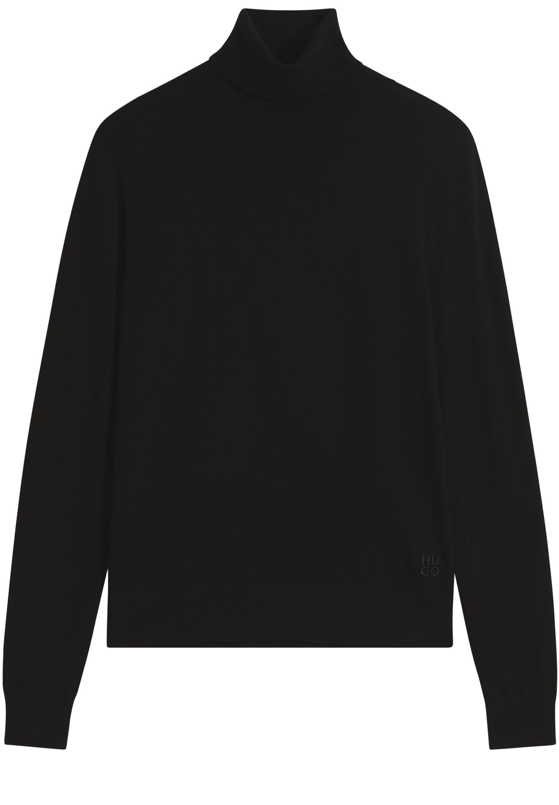 HUGO Strickpullover Sedennina mit Rollkragen (1-tlg)