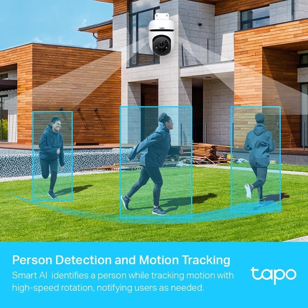 tp-link Überwachungskamera Tapo C500 Sicherheits-WiFi-Kamera (Außenbereich, Outdoor 1080p FHD schwenk-und neigbar mit KI-Erkennung)