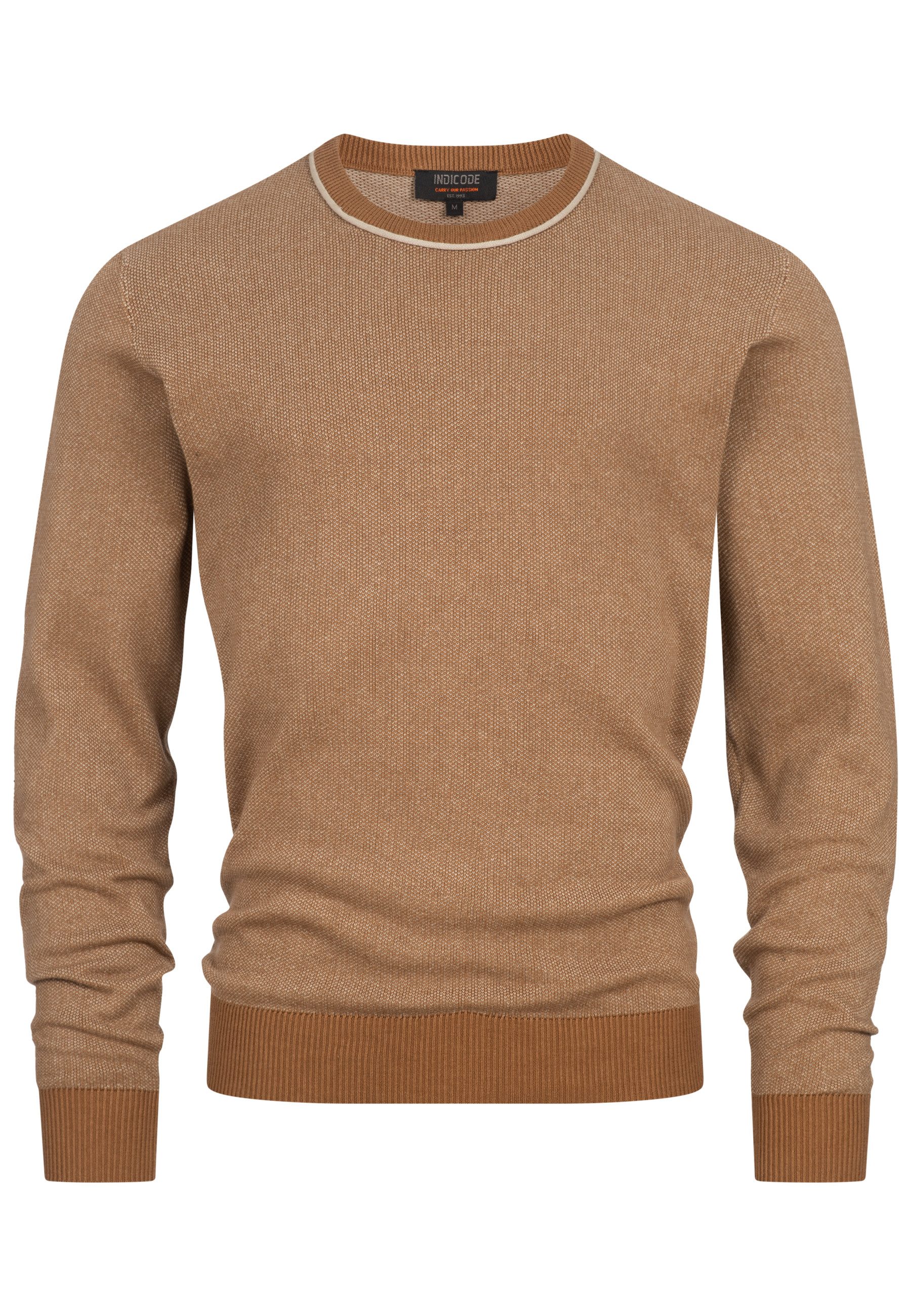 Indicode Strickpullover Herren INPallboy Pullover Herrenpullover günstig online kaufen