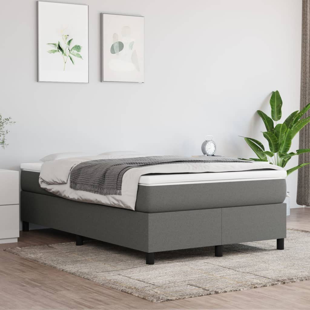furnicato Bett Bettgestell ohne Matratze Dunkelgrau günstig online kaufen