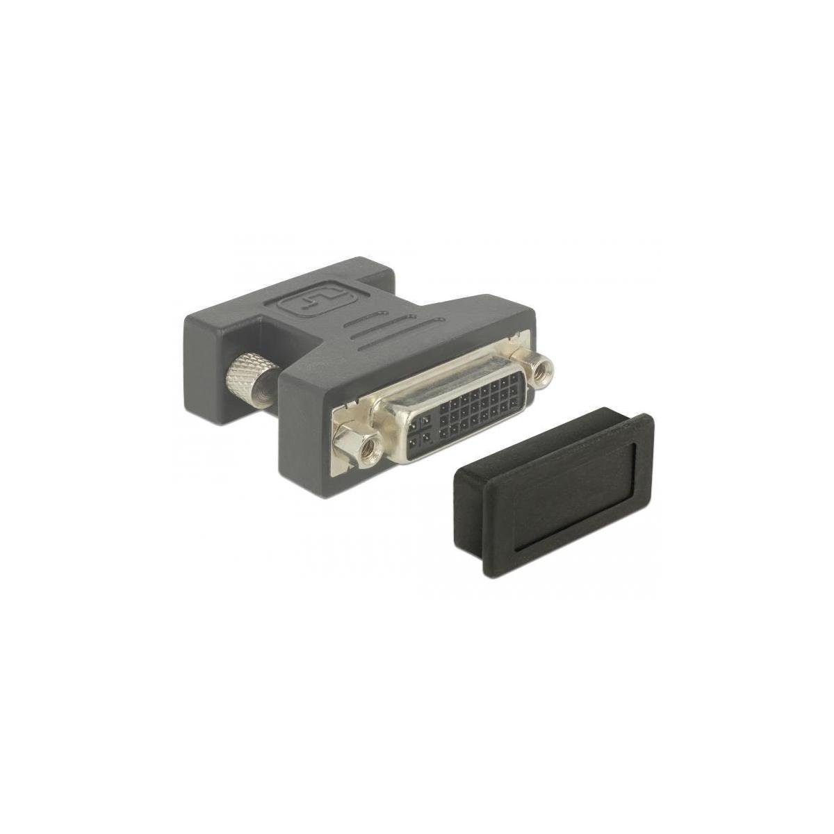 Delock Kabelverbinder-Sortiment 60160 - Staubschutz für DVI Buchse 10 Stück schwarz