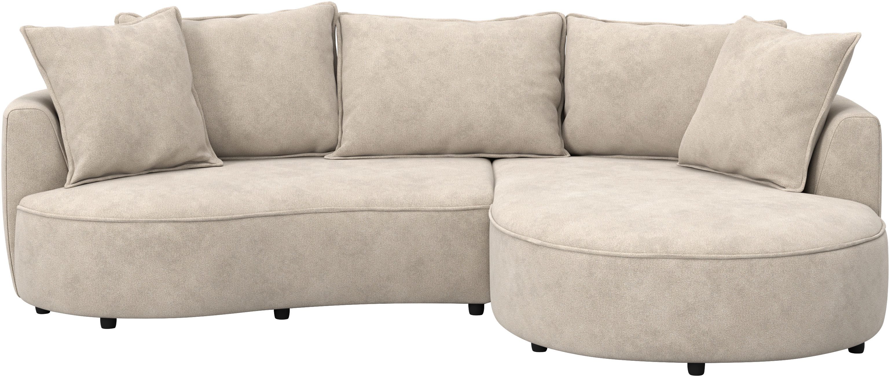 COTTA Ecksofa Sana L-Form, Breite 260 cm, Loungesofa mit Wellenunterfederung