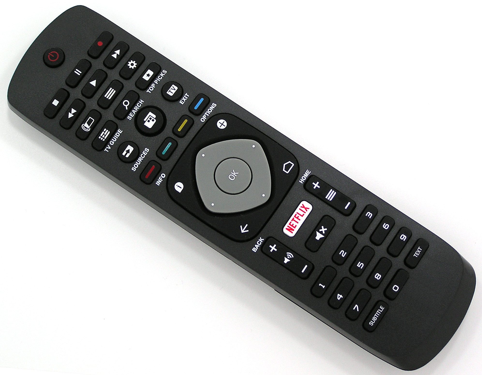 Alltro Ersatz Fernbedienung für alle Philips LED LCD Smart TV Fernbedienung (Mit Netflix-Tasten)
