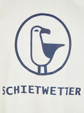 Schietwetter T-Shirt Herren Logo-Print, luftig