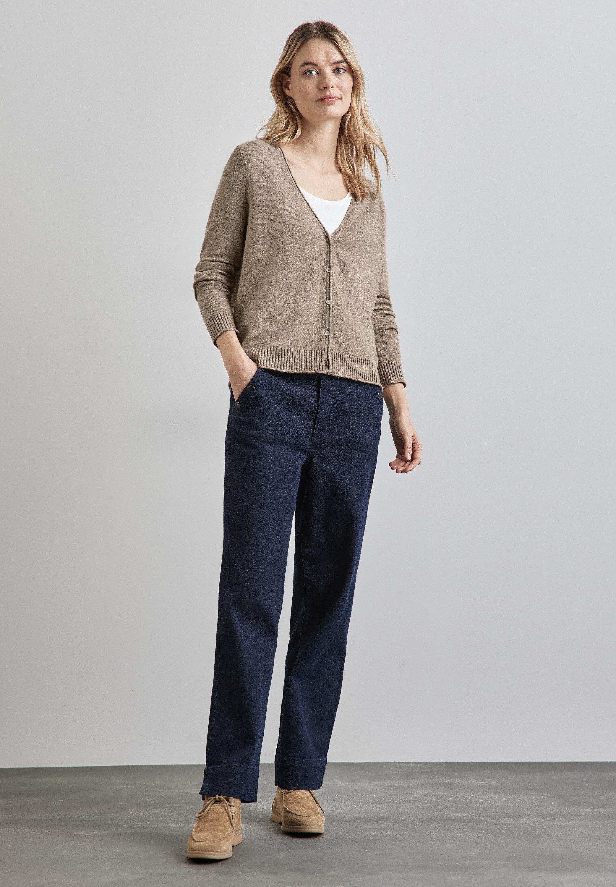 STREET ONE Cardigan mit V-Ausschnitt