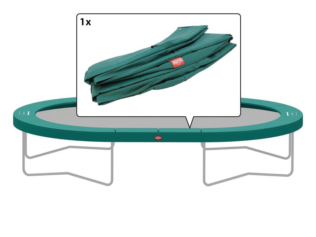 Trampolin-Randabdeckung Ersatzteil 350 cm oval grün - Grand Champion Regular Federabdeckung