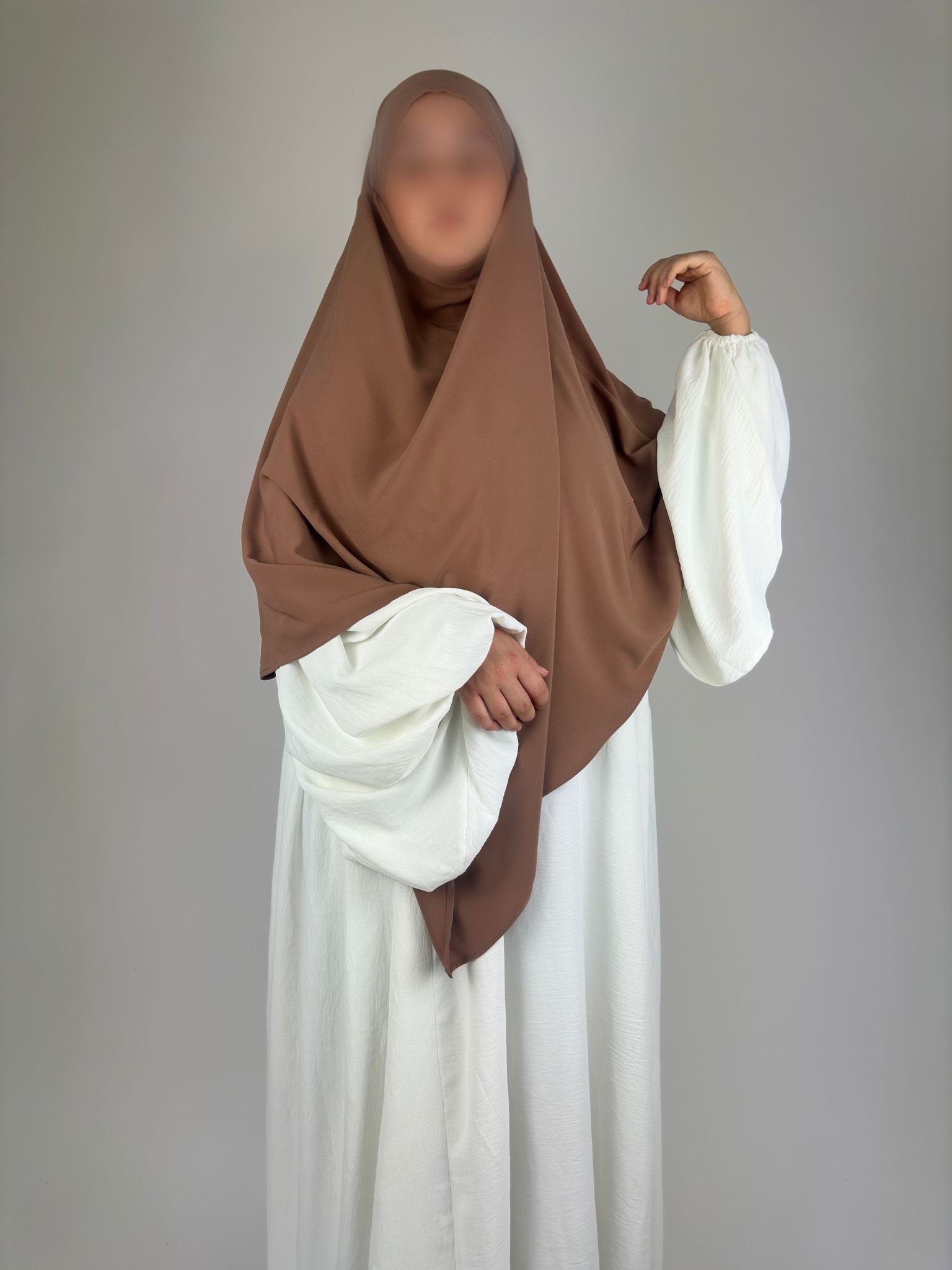 Aymasal Kopftuch Einlagiger Khimar Hiba Medina Seide Medine Seide islamische Mode