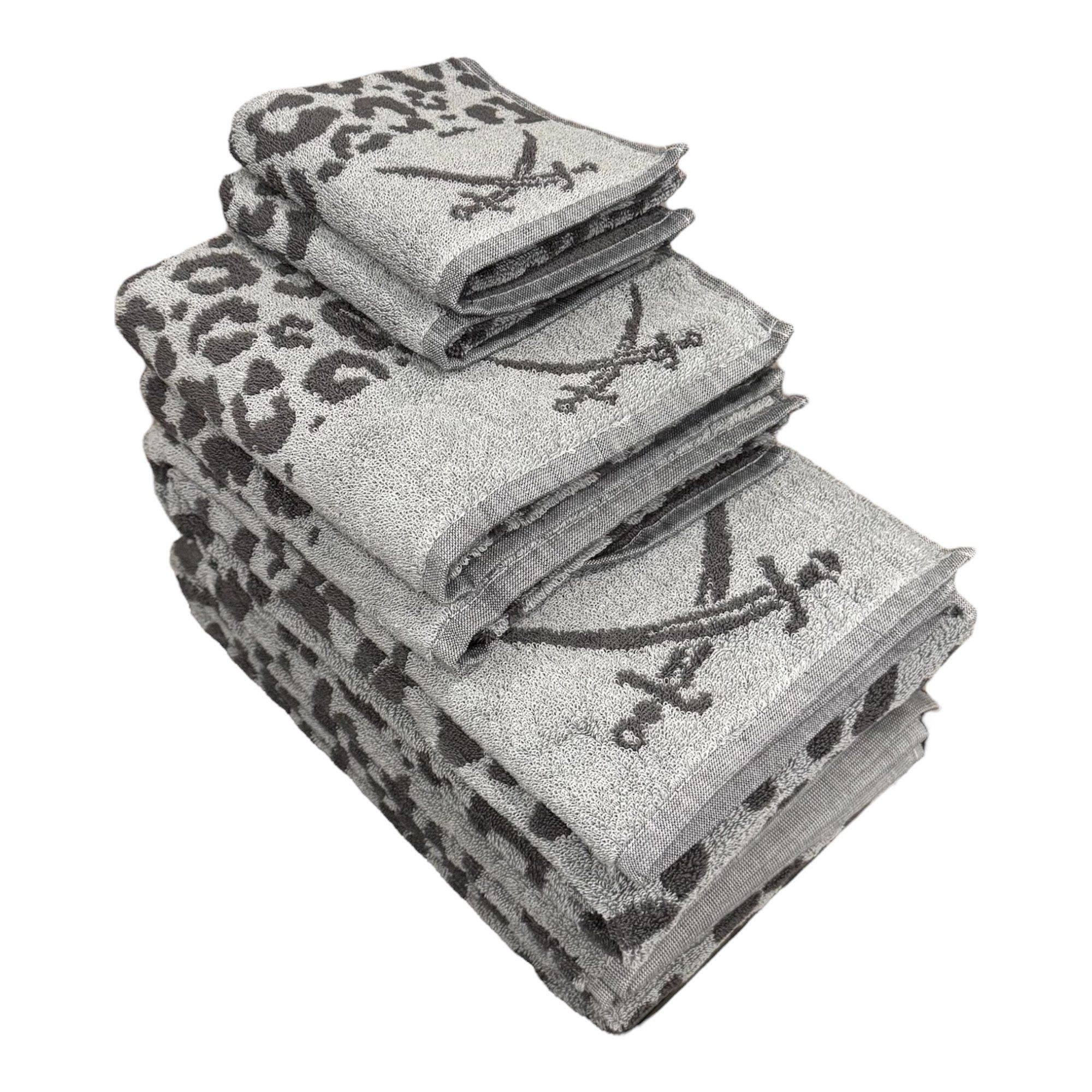 Sansibar Sylt Handtuch Set "LEO" hochwertiges Handtuchset Nr. 2 mit modernem Design, Baumwolle (6-St), 100% Baumwolle, langlebig, saugstark, leicht gezwirnt