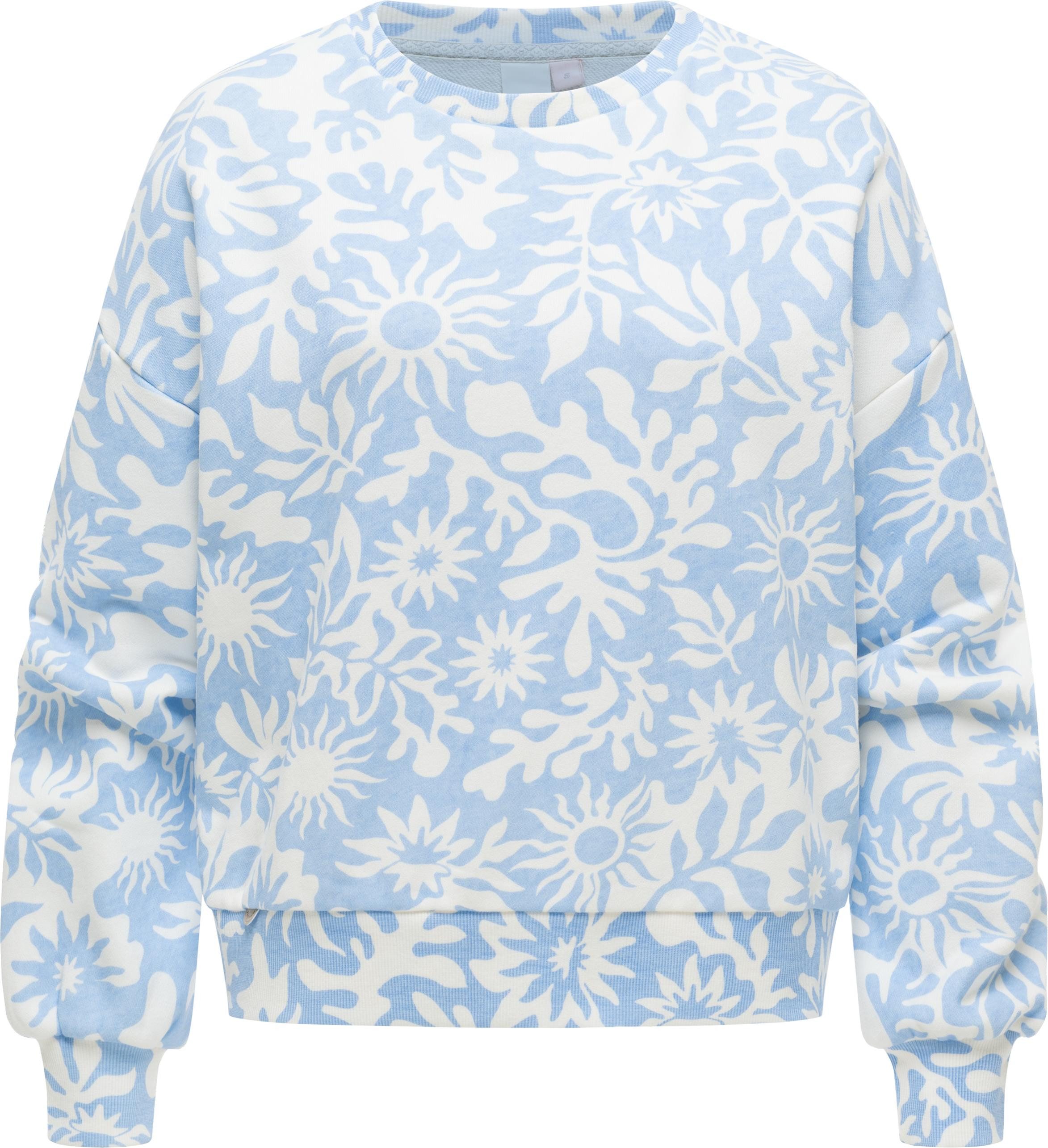 Ragwear Sweater Wuss Print lässiges oversized Damen Sweatshirt mit Allover-Print