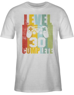 Shirtracer T-Shirt Level 30 complete Vintage 30. Geburtstag