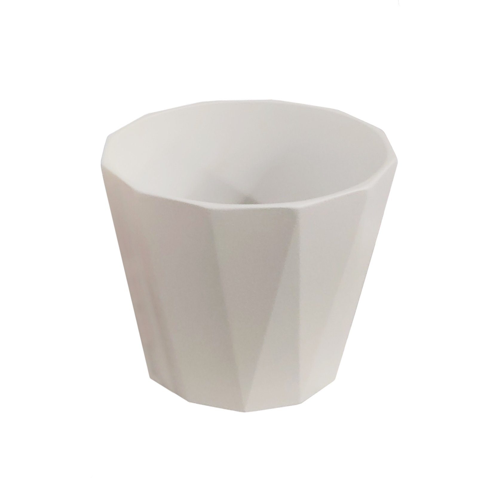 HTI-Living Blumentopf Übertopf Keramik Weiß Geometrisch (Stück, 1 St)