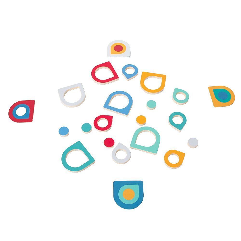 BS Toys Lernspielzeug Gedächtnisspiel 3 Shape Memo, Fördert spielerisch die Gedächtnisleistung