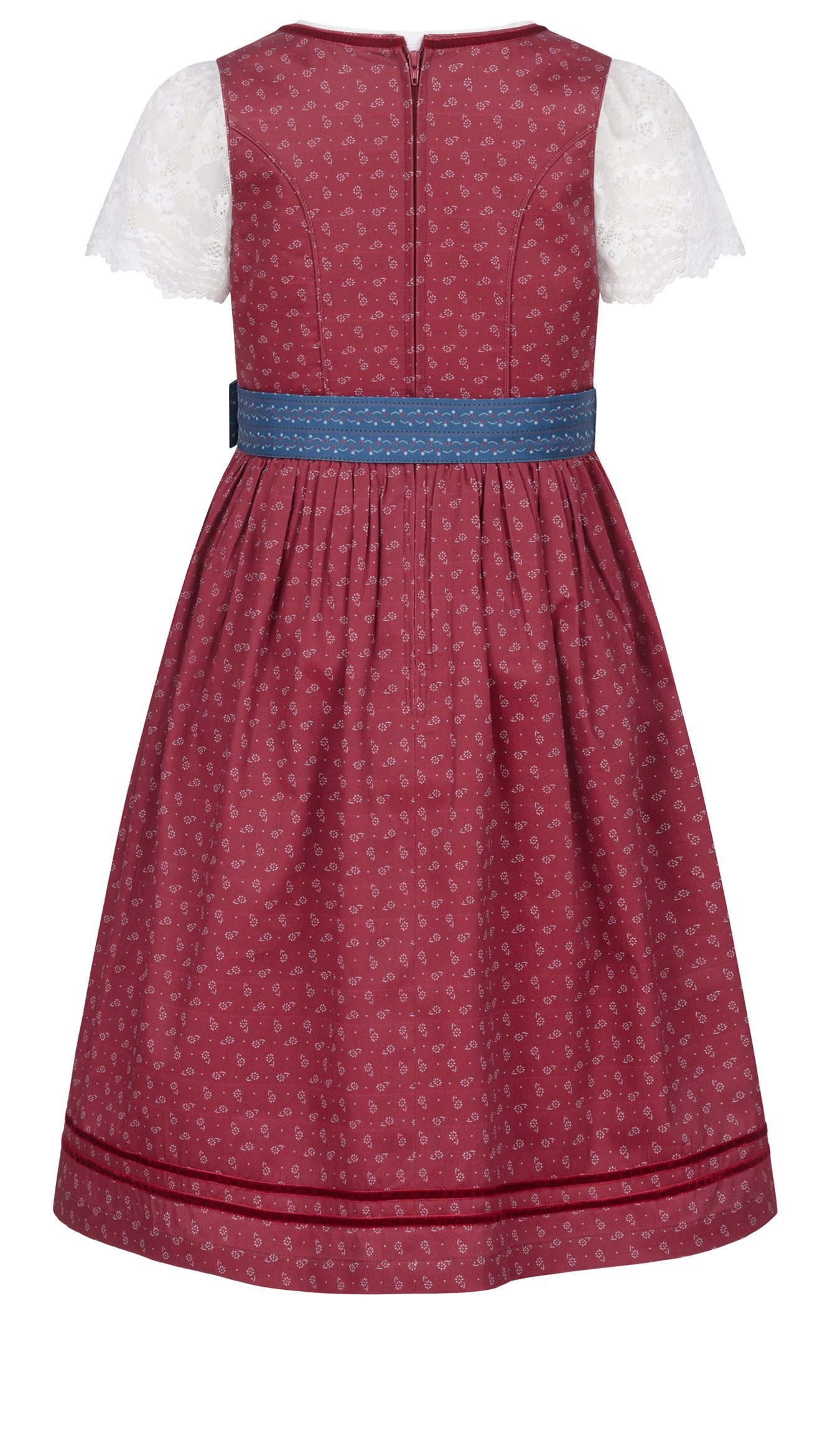 Nübler Dirndl Kinderdirndl Gesr in Bordo von Nübler - Rocklänge knielang
