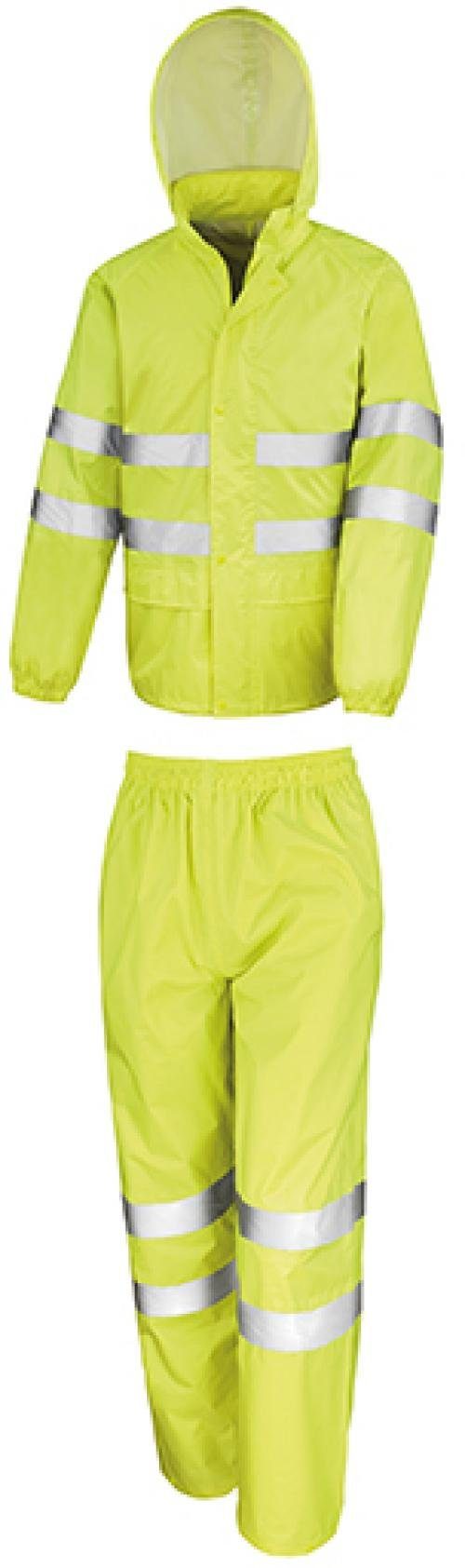 Arbeitsjacke High Viz Sicherheitskombi Wind- und wasserabweisend