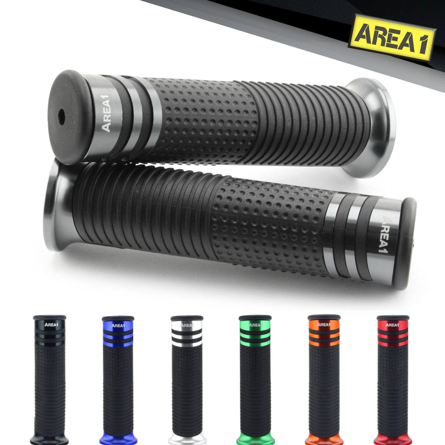Griff für Motorrad/ Motorroller; 2 Stück; 1x 22mm + 1x 24-25mm (7/8/1 Zoll)