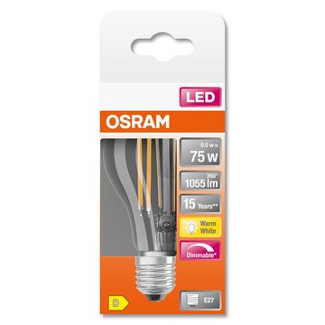 Osram LED-Leuchtmittel Osram SUPERSTAR LED-Lampe 9 W E27 D