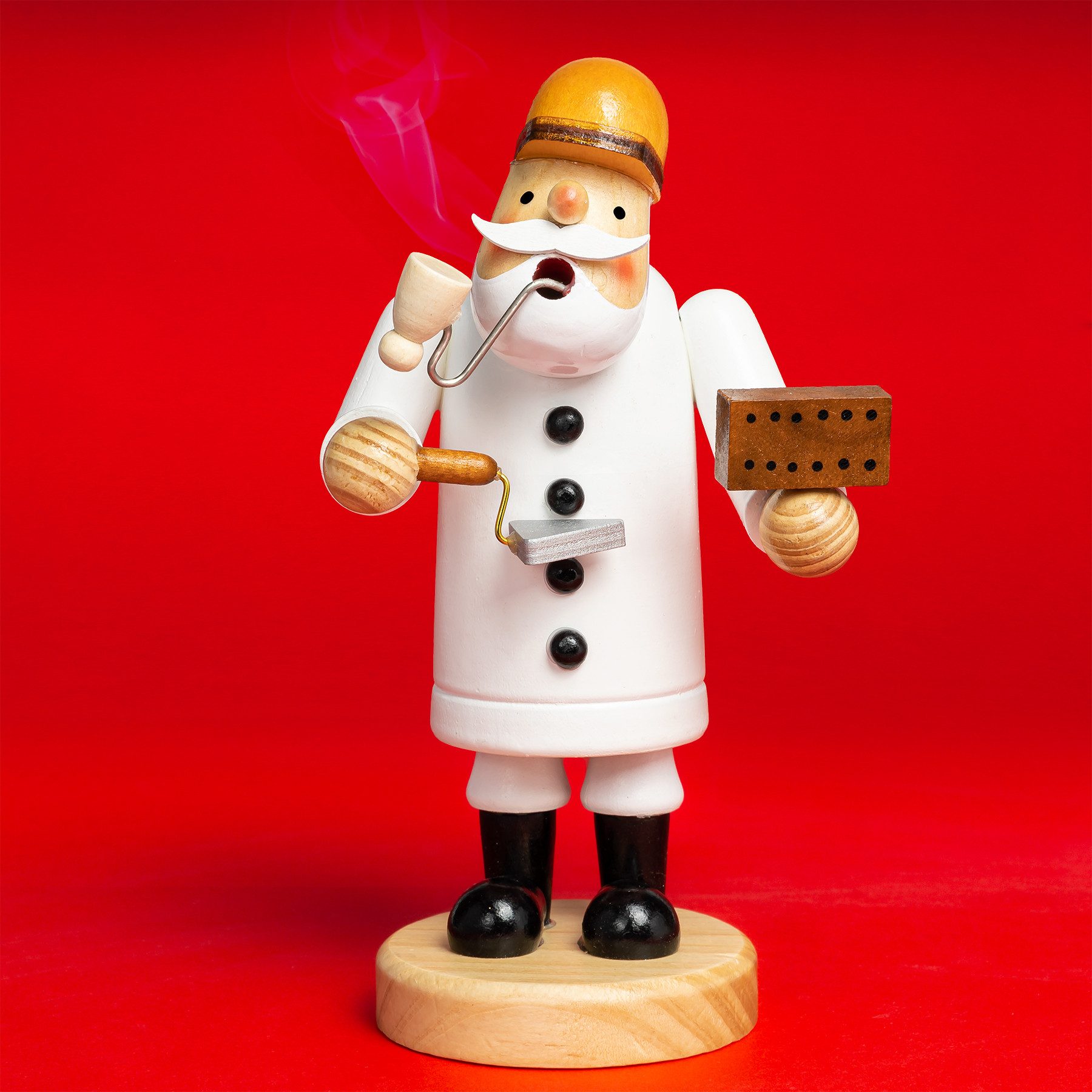 SIKORA Weihnachtsfigur RM-A Räuchermännchen aus Holz günstig online kaufen