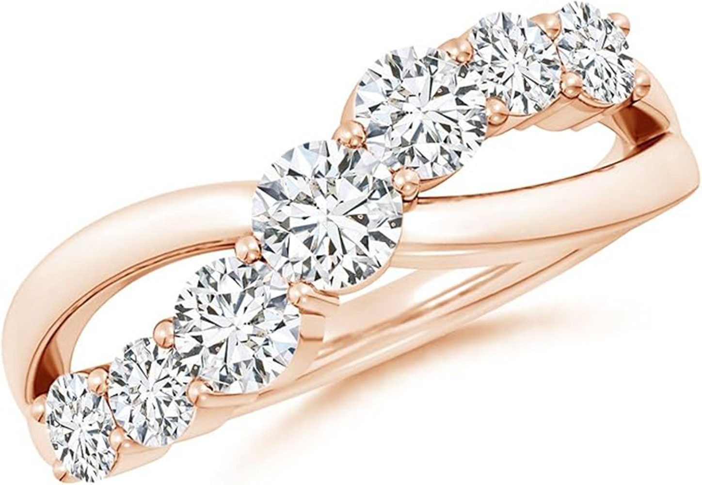 Jumpeak Diamantring D/E,Verlobungsringe frau,Damen geschenk,diamant ring damen, Lab grown diamant ring,Eheringe,Valentinstag geschenk für sie