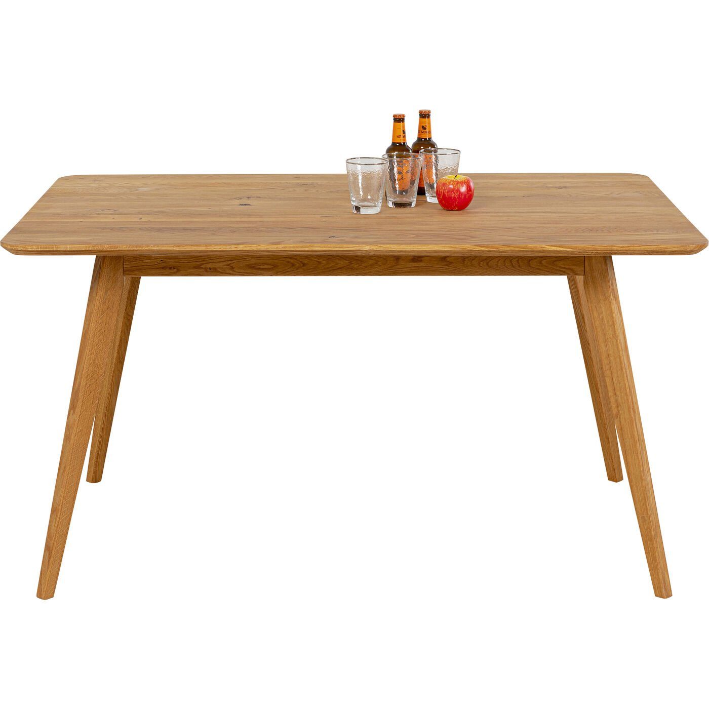 Kare Design Esstisch Memo, Massivholz, 140x90 cm