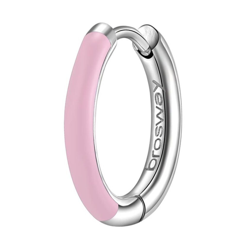 Brosway Ohrring-Set Pink steel single earring Symphonie BYM120