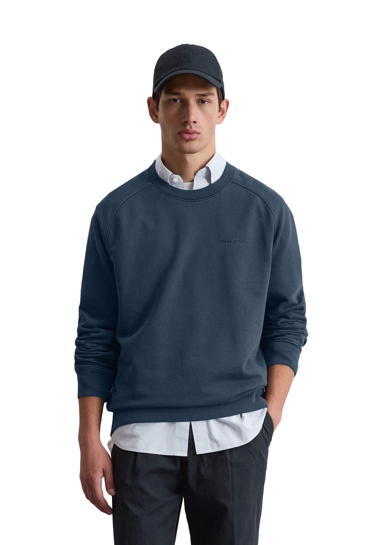 Marc O'Polo Sweatshirt aus recycelter Baumwolle