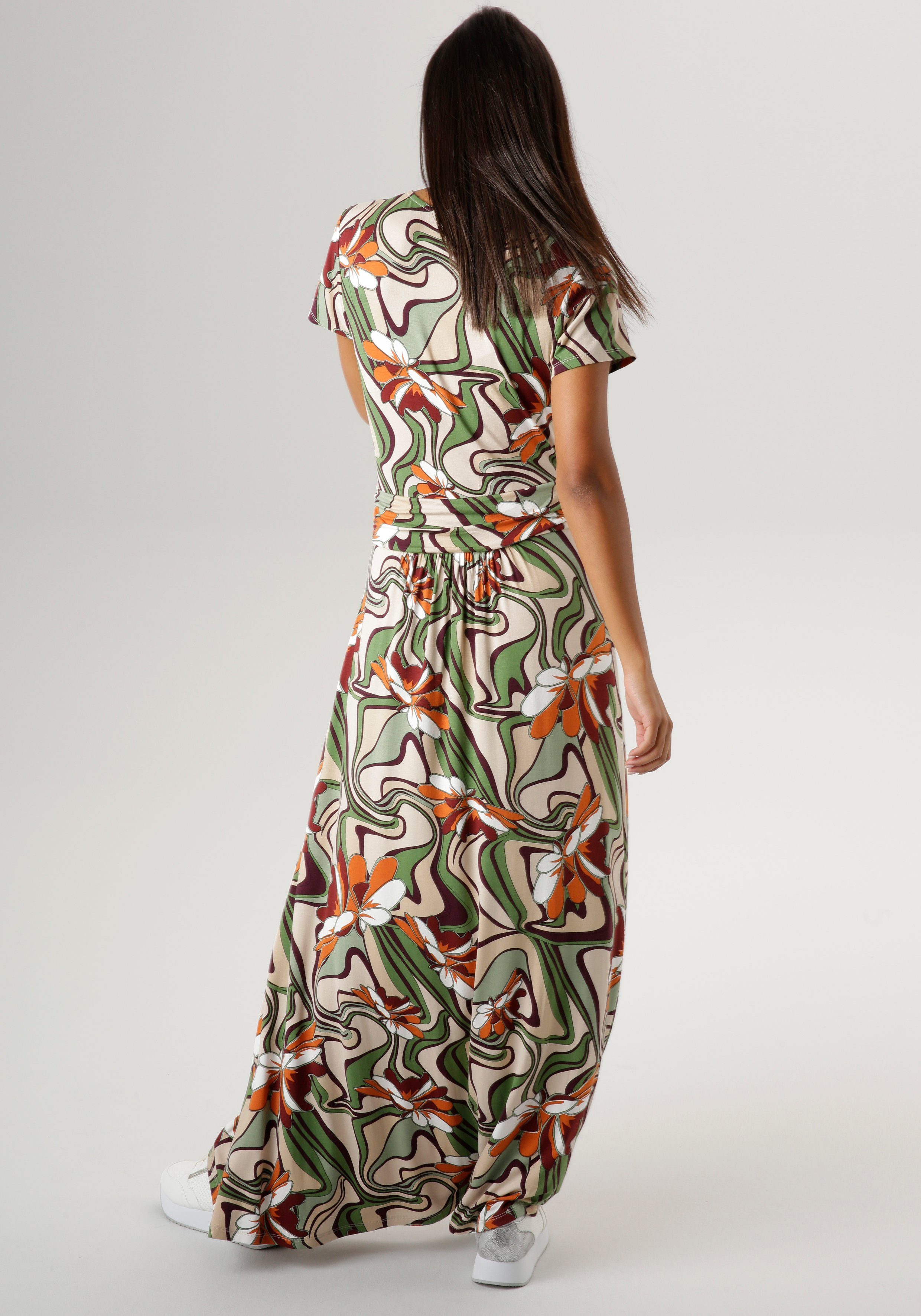 Aniston SELECTED Maxikleid mit Falten im günstig online kaufen