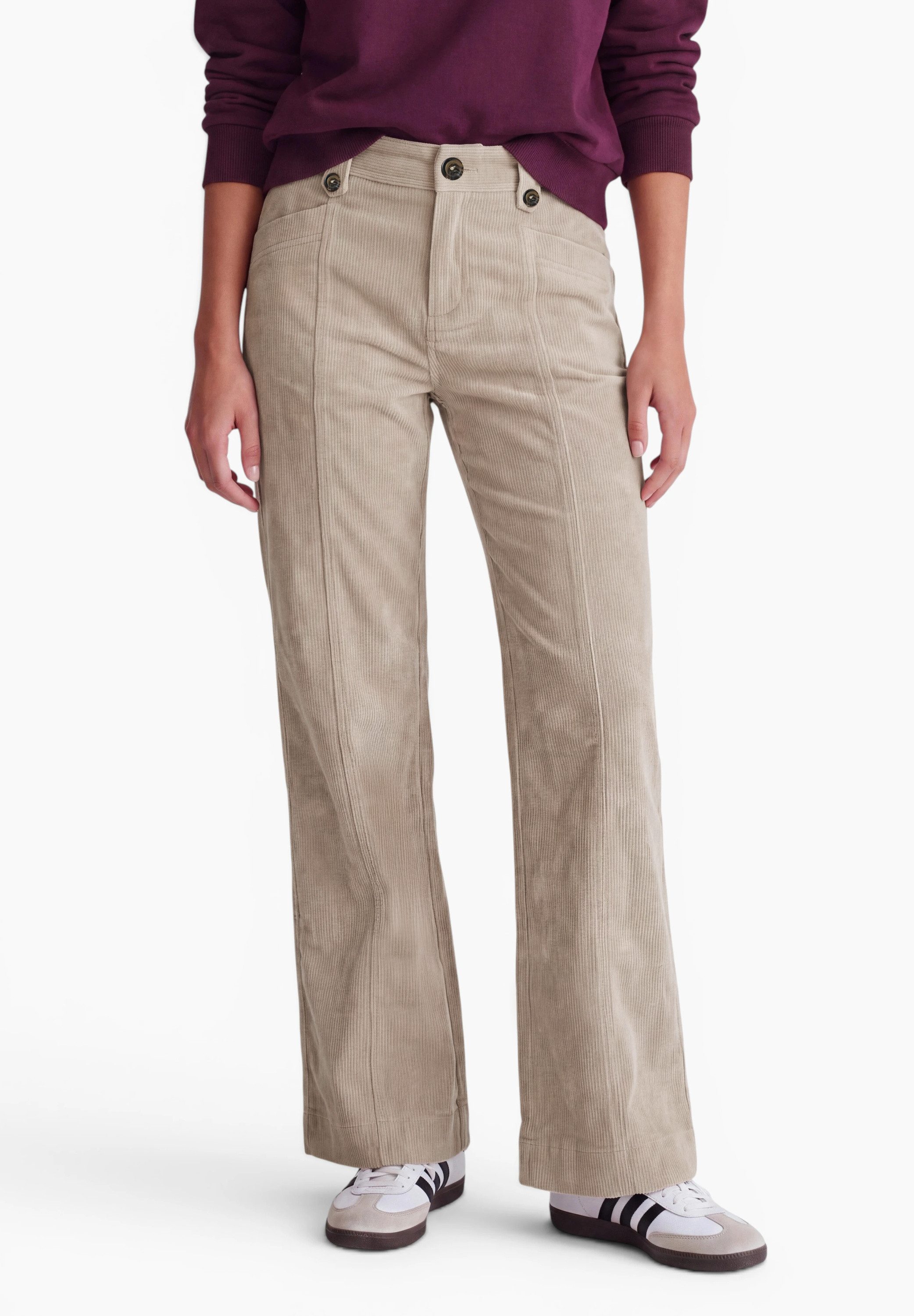 STREET ONE STUDIO Cordhose in Cord-Optik