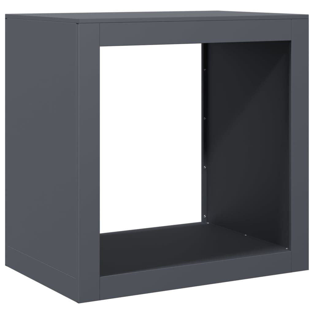 vidaXL Kaminholzregal Brennholzregal Anthrazit 60x40x60 cm günstig online kaufen
