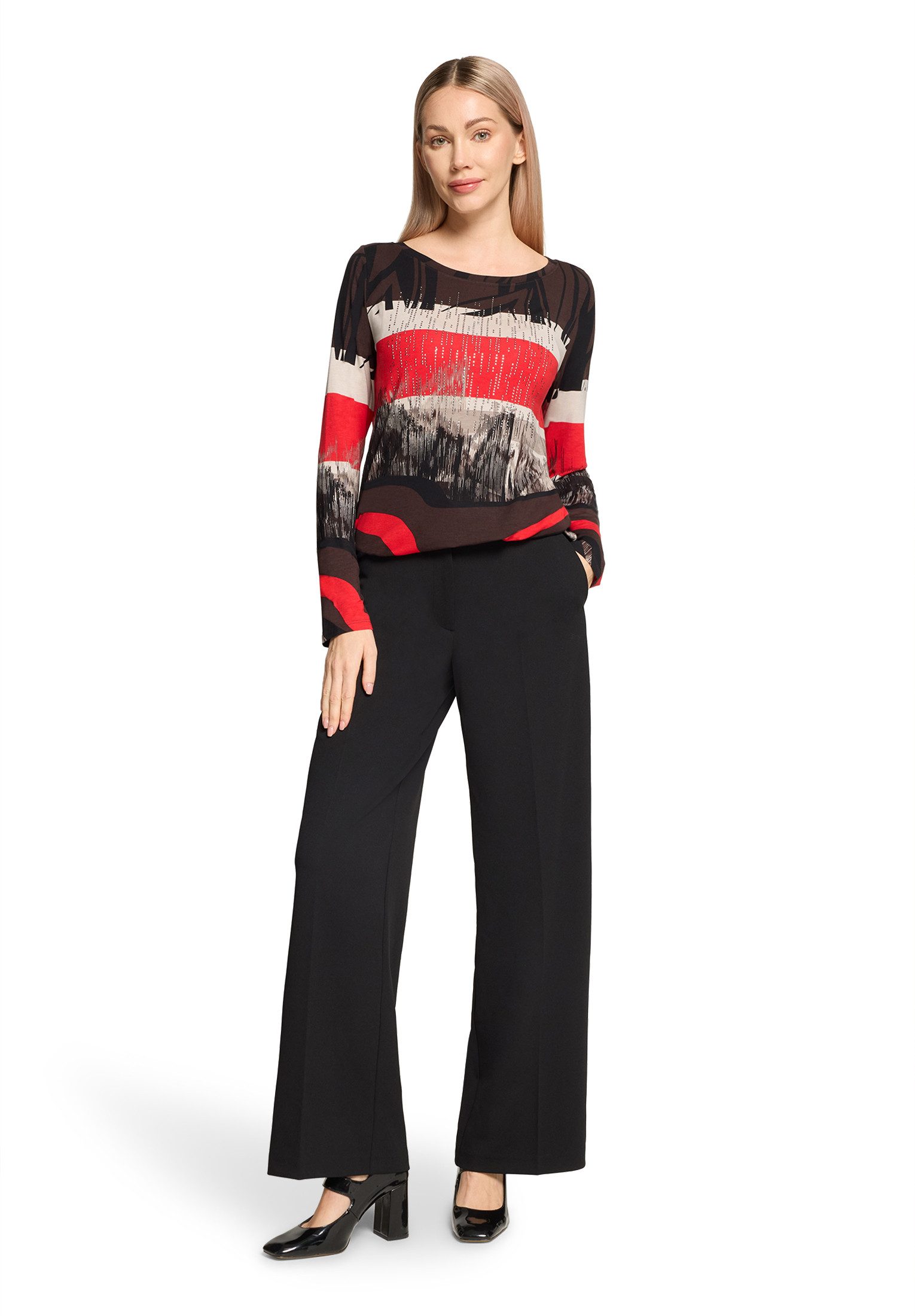 Betty Barclay Kurzarmshirt Damen mit Gummizug (1-tlg)