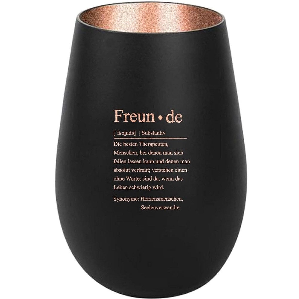Der Porzellan-Laden Windlicht Windlicht mit Gravur: 'Freunde Definition'. Z günstig online kaufen