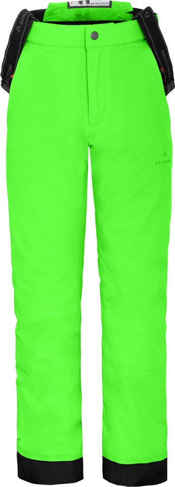 Bergson Skihose PELLY Kinder Skihose, wattiert, 20000 mm Wassersäule, Normalgrößen, Gecko g
