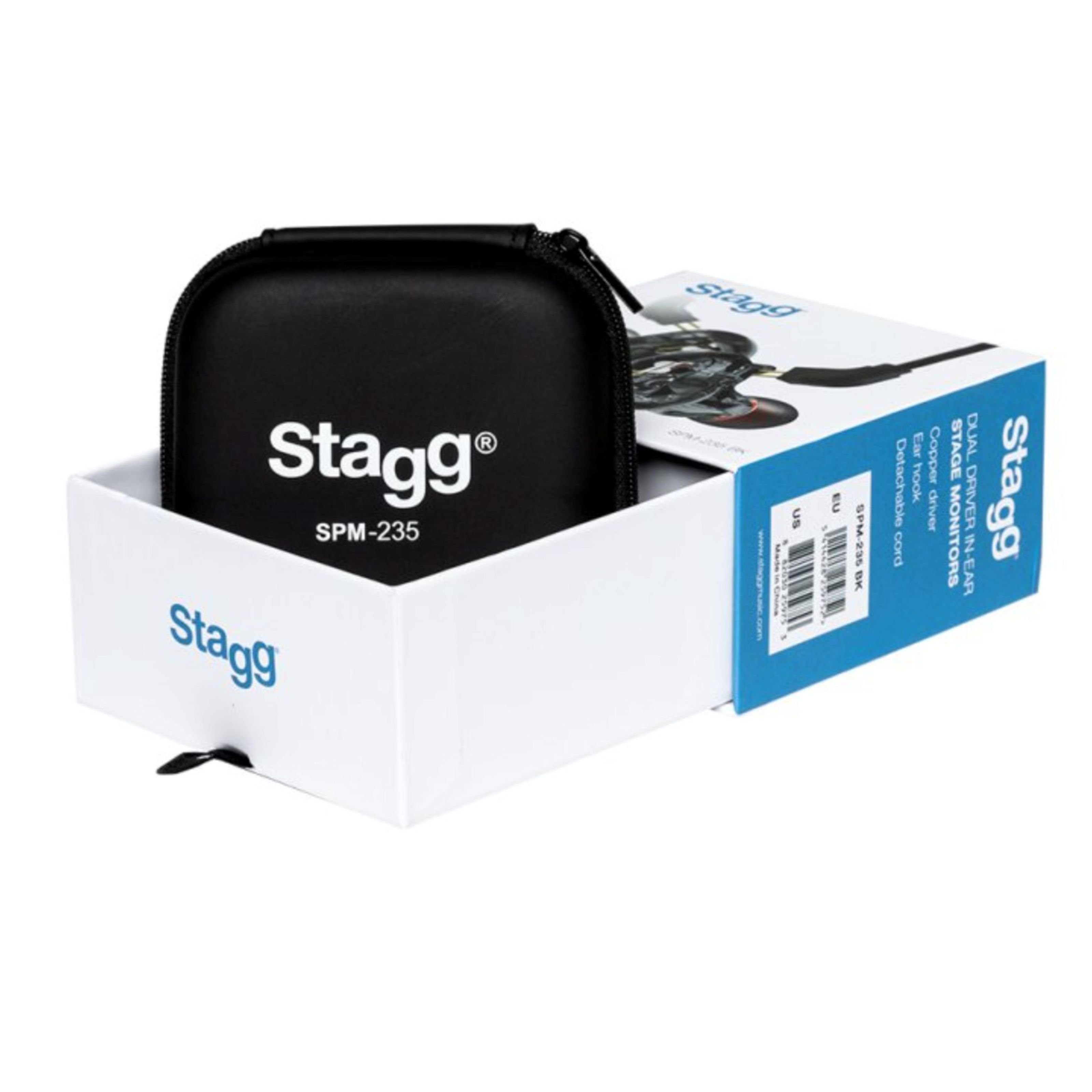 Stagg In-Ear-Kopfhörer (SPM 235 BK - InEar Kopfhörer)
