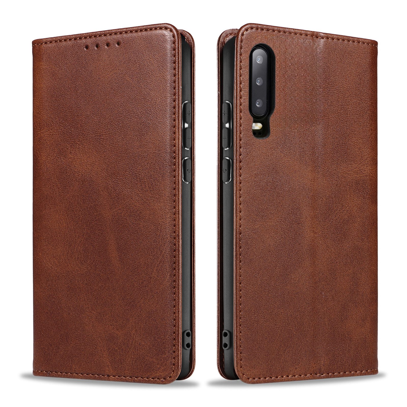 Tec-Expert Handyhülle Tasche Hülle für Huawei P30 6.1 Zoll, 6.1 ", Cover Klapphülle Case mit Kartenfach Fliphülle aufstellbar
