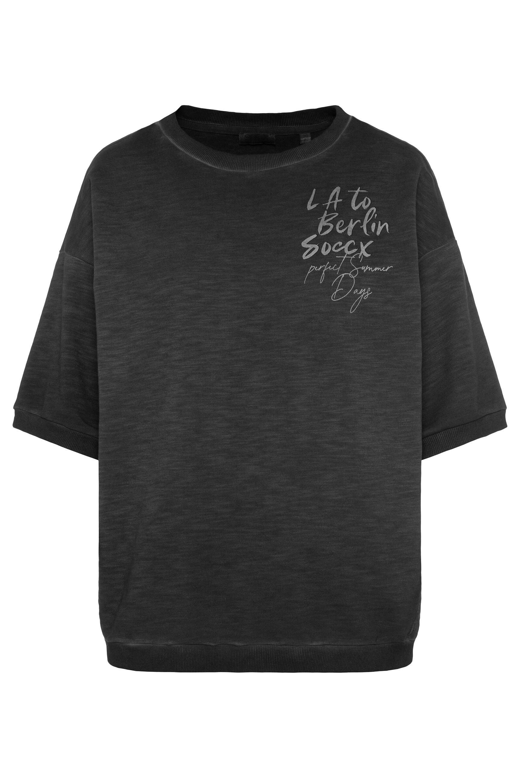 SOCCX Sweater mit nach vorn gedrehten Seitennähten günstig online kaufen