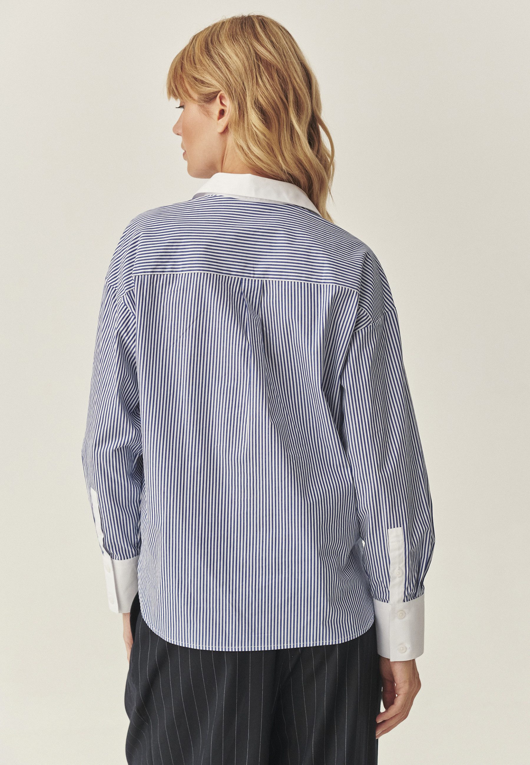 TATUUM Hemdbluse Baumwollstreifenhemd - Manhattan