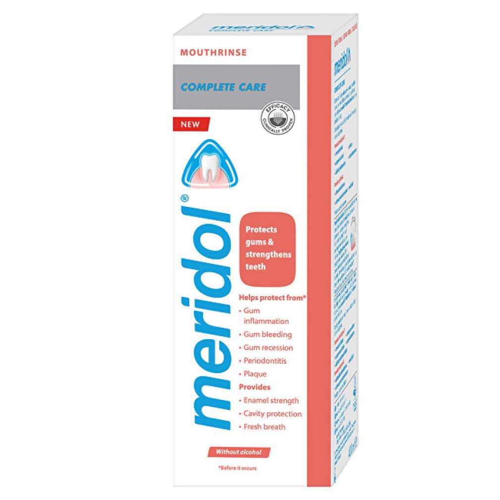 Meridol Mundspülung Mouthwash Complete Care 400ml, (Packung)