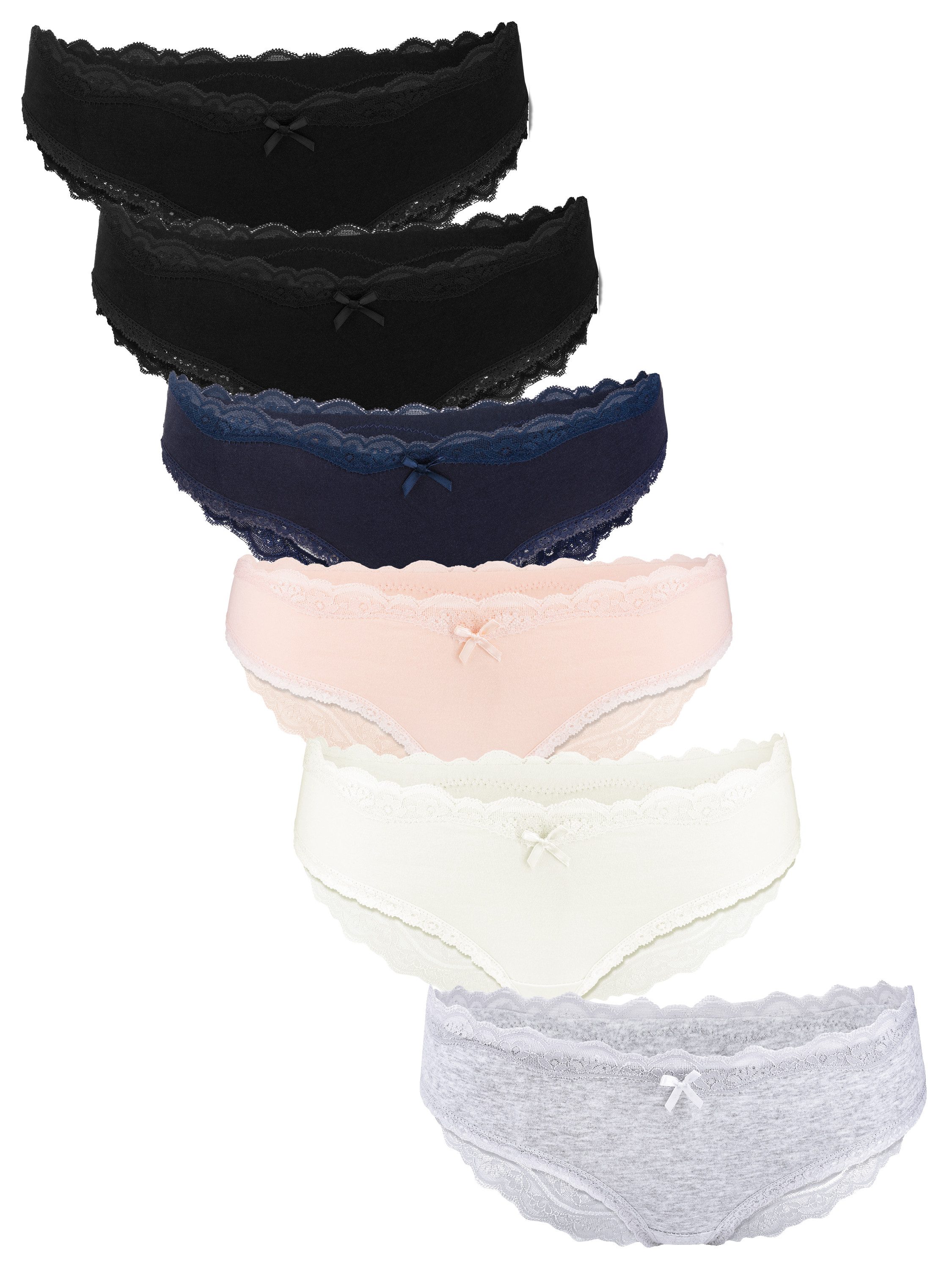 Brasilslip Frauen Unterwäsche - Damen Hipster aus Baumwolle
