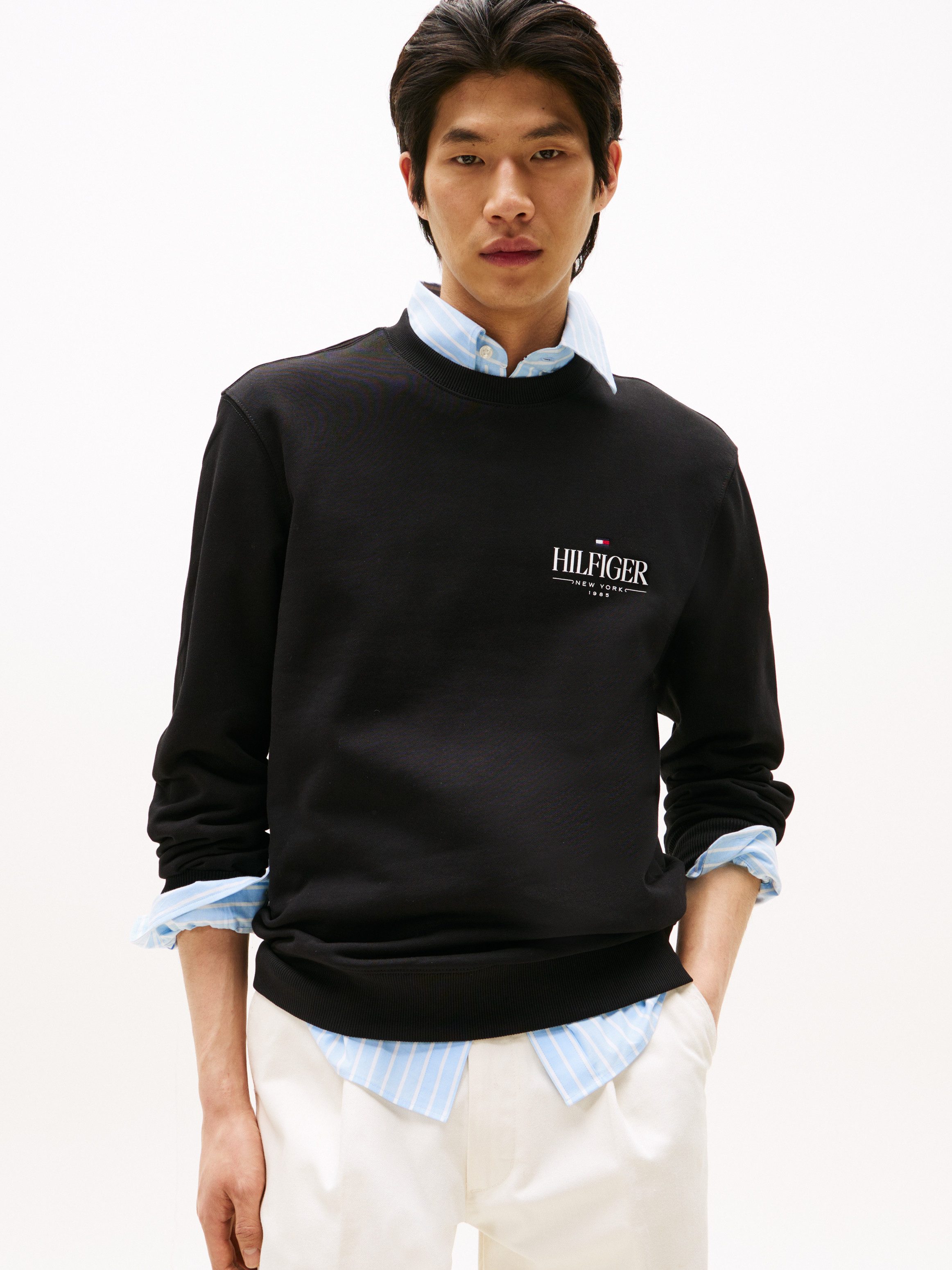 Tommy Hilfiger Sweatshirt HILFIGER STACKED SWEATSHIRTS günstig online kaufen