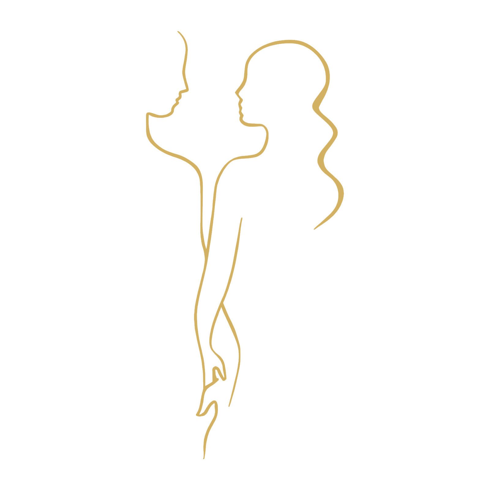 Jumpeak Wanddekoobjekt Paar Hält Hände Wanddekoration, Liebe Silhouette,Abstrakte,Strichkunst, Metall,4 Farben, 4 Größen, Eleganz, Romantik, Schlafzimmerdekoration