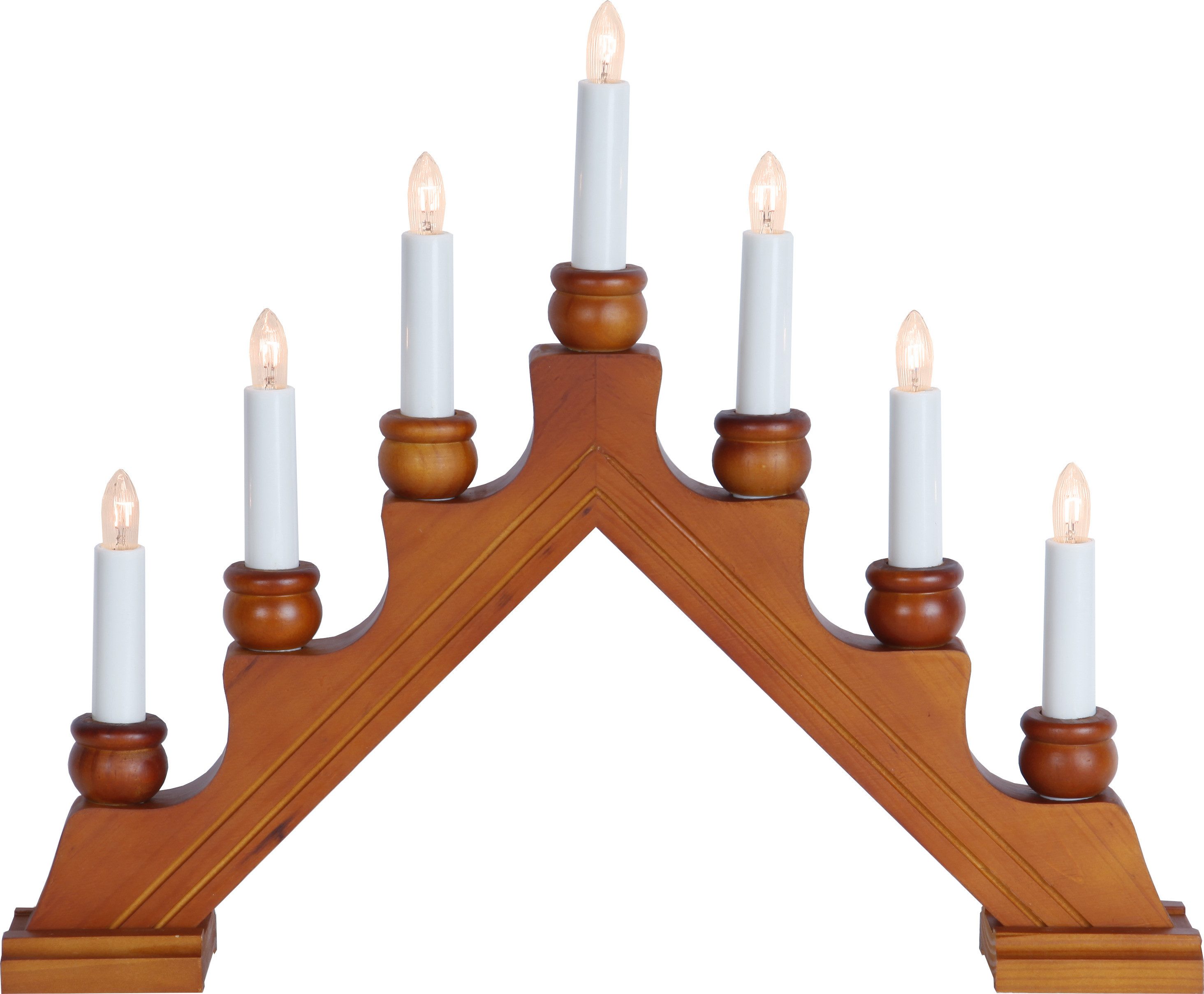 STAR TRADING Fensterleuchter Star Fensterleuchter "Karin-7", 7-flammig, Hol günstig online kaufen