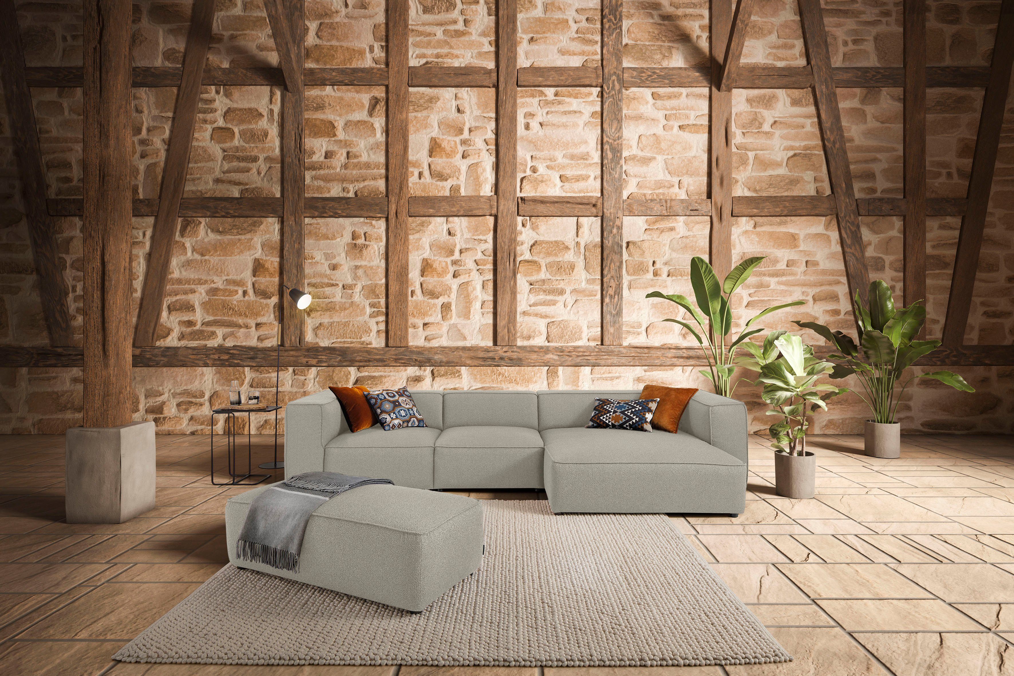 W.SCHILLIG Hocker around-the-block, mit eleganter Biese günstig online kaufen