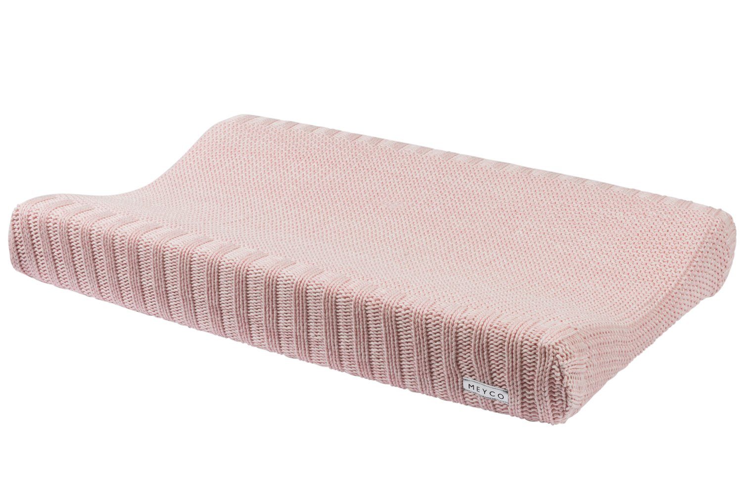 Meyco Baby Wickelauflagenbezug Relief Mixed Pink (1-tlg), 50x70cm