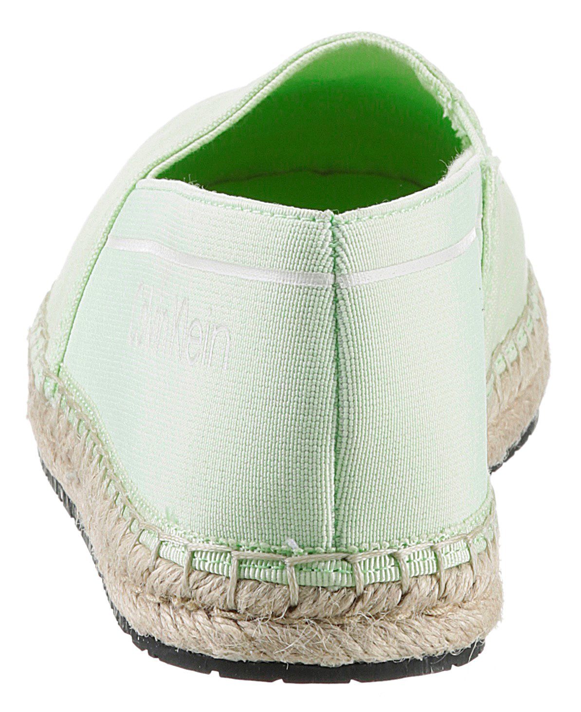 Klein mit aufwändiger zartgrün Espadrille Rahmennaht 1C Calvin ELDA *I