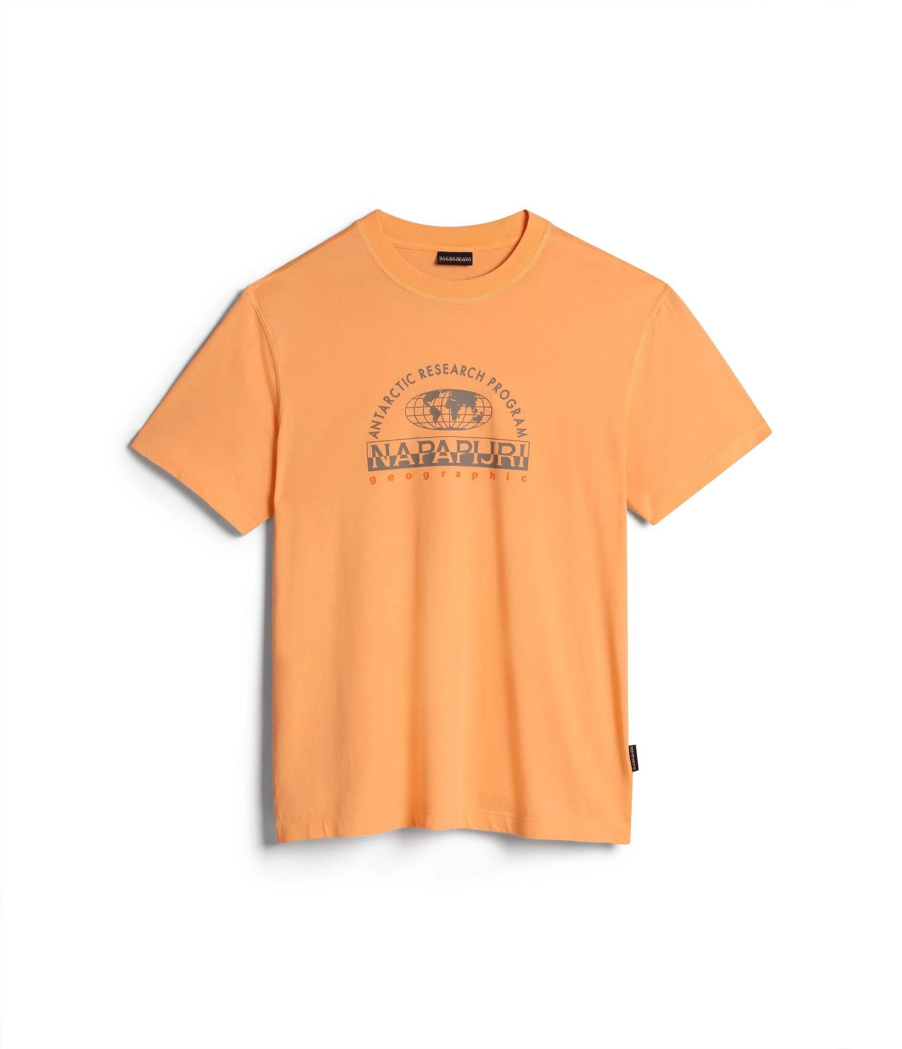 Napapijri T-Shirt Herren T-Shirt S-MACCAS (1-tlg) orange (33)