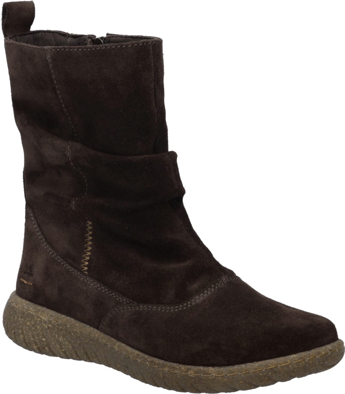 Josef Seibel Angelina 08 Stiefelette Boots, Kurzstiefel mit slouchy Falten am Schaft, Weite G (weit)