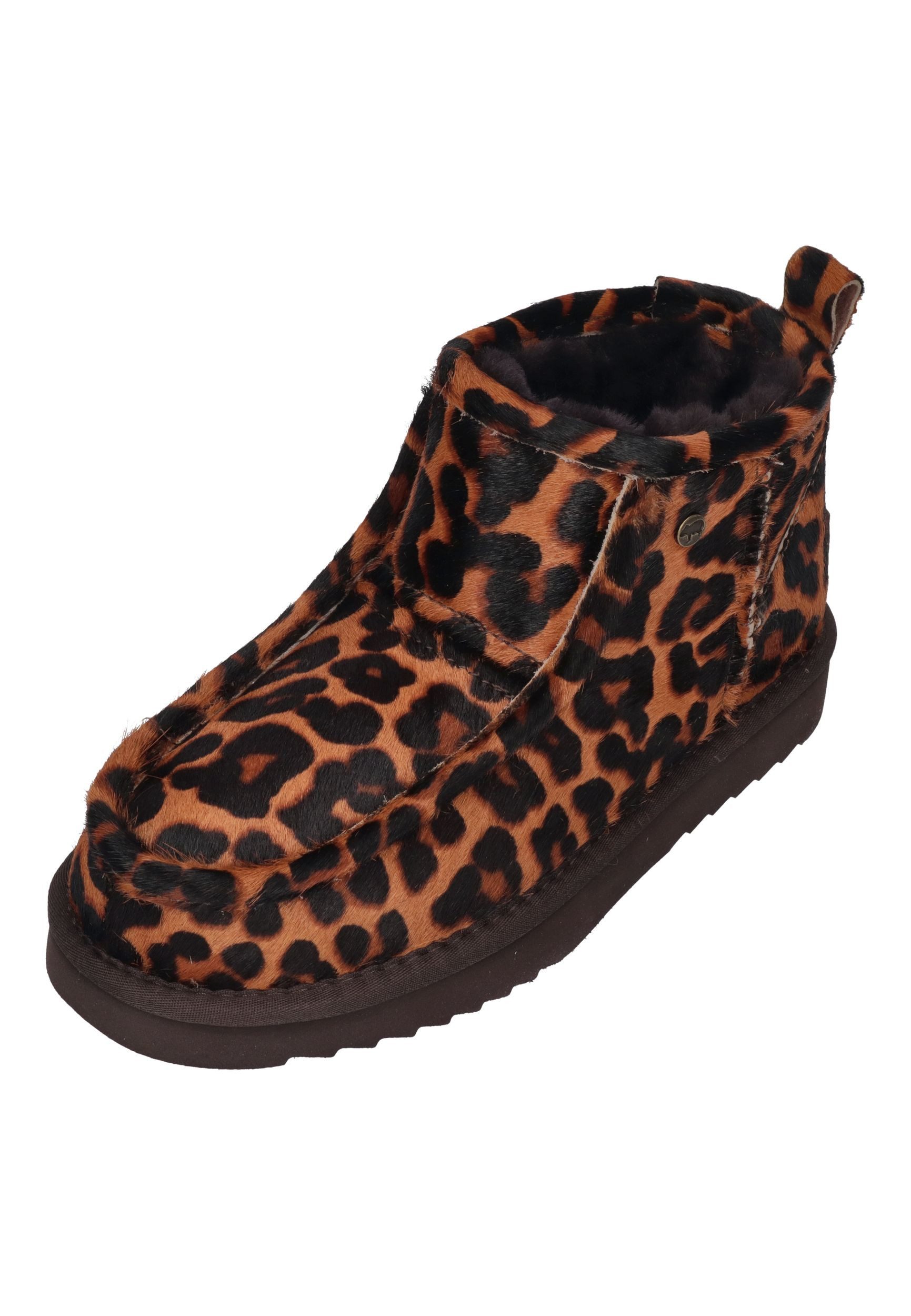 WARMBAT BARUNGA PRINT Stiefelette Cognac