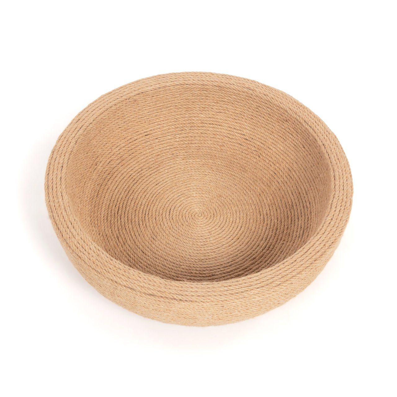 Canadian Cat Company Kratzsäule Kratzschale Bowl - Sisalschale zum kratzen und Schlafen, Liegemulde für Katzen aus Sisal, ca. 45 x 45 x 16 cm
