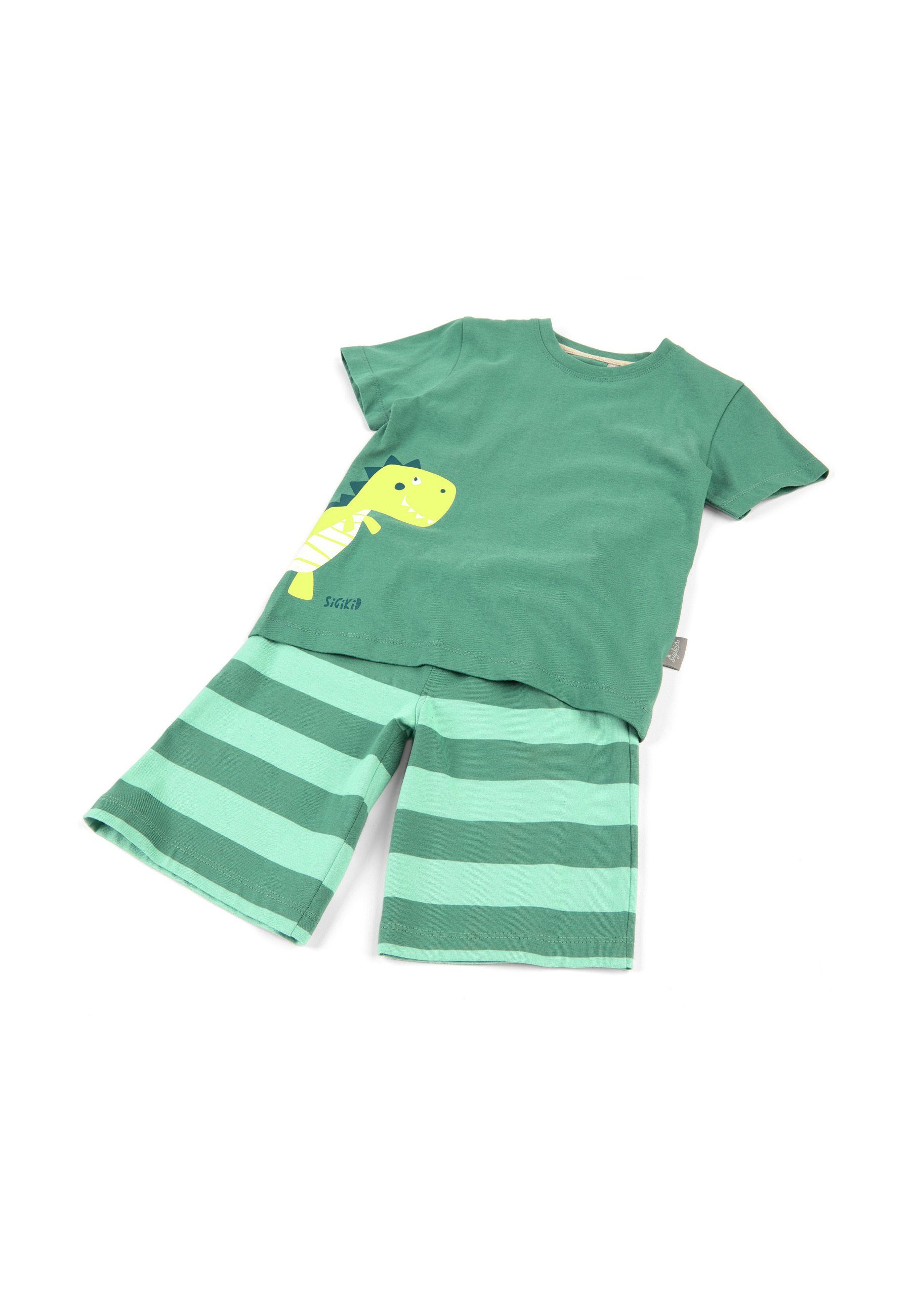 Sigikid Pyjama Kinder Nachtwäsche Pyjama tlg) (2 grün